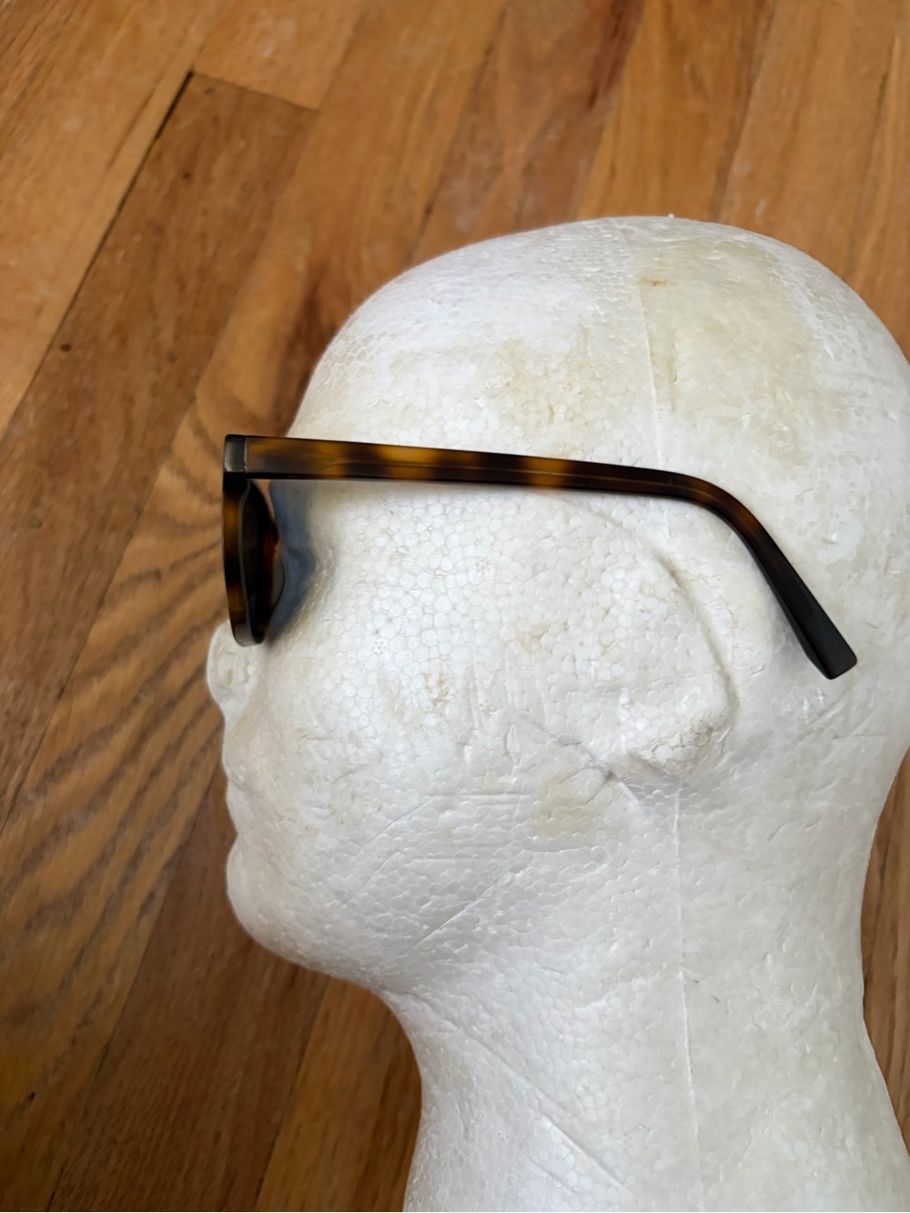 Warby Parker Barkley 225 53-18-142 brown frames blue tint lenses sunglasses - Picture 4 of 8